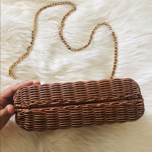 Wicker basket weave purse - Picture 5 of 8